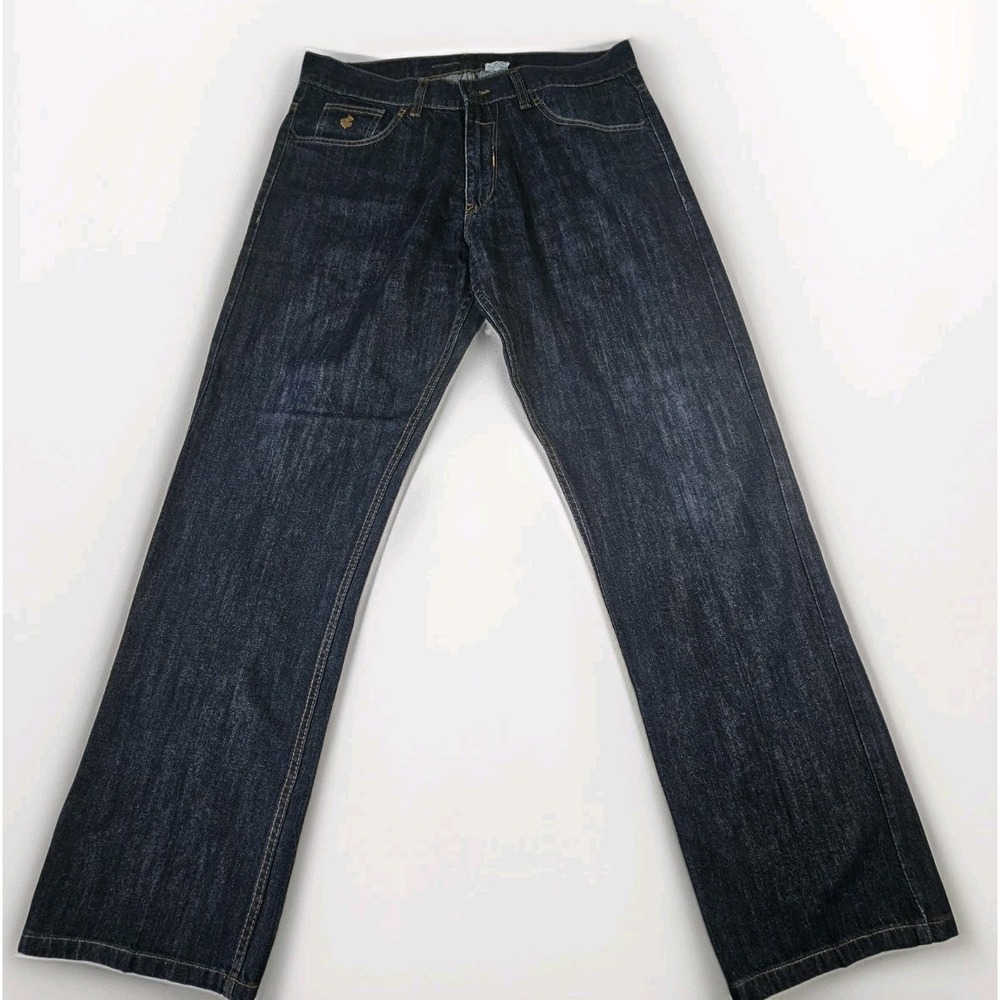 Rocawear Jeans Mens Sz 36 X 33.5 Blue Denim Straight Original Fit Y2K Street